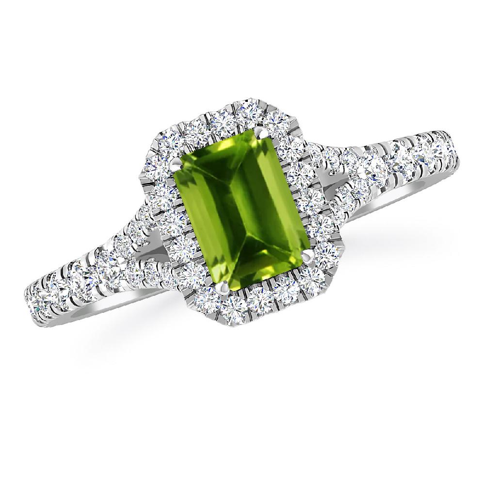 White Gold - Peridot