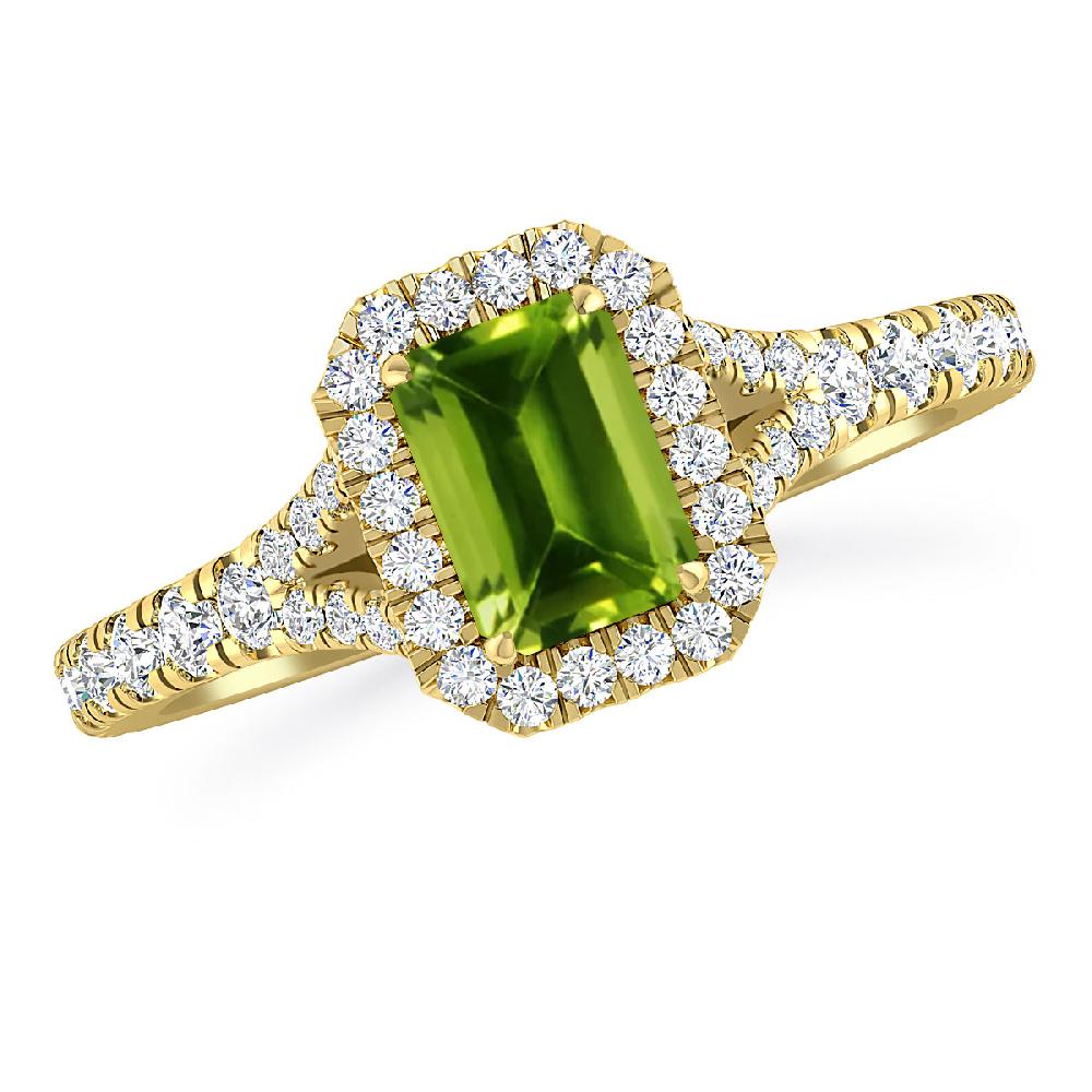 Yellow Gold - Peridot