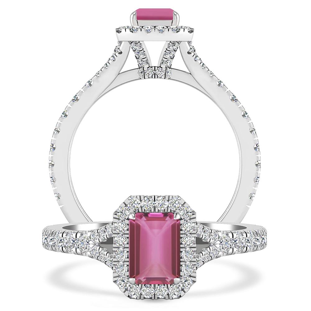 White Gold - Pink Tourmaline