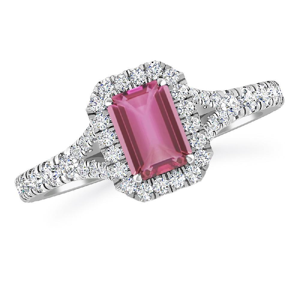 White Gold - Pink Tourmaline