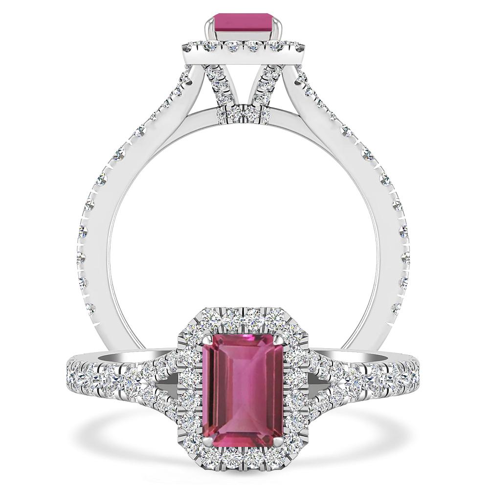 White Gold - Pink Tourmaline