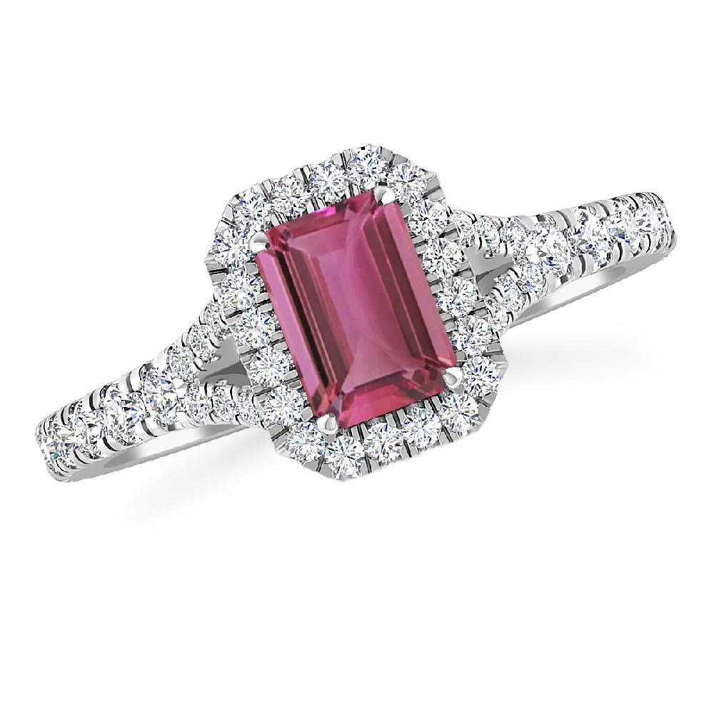 White Gold - Pink Tourmaline