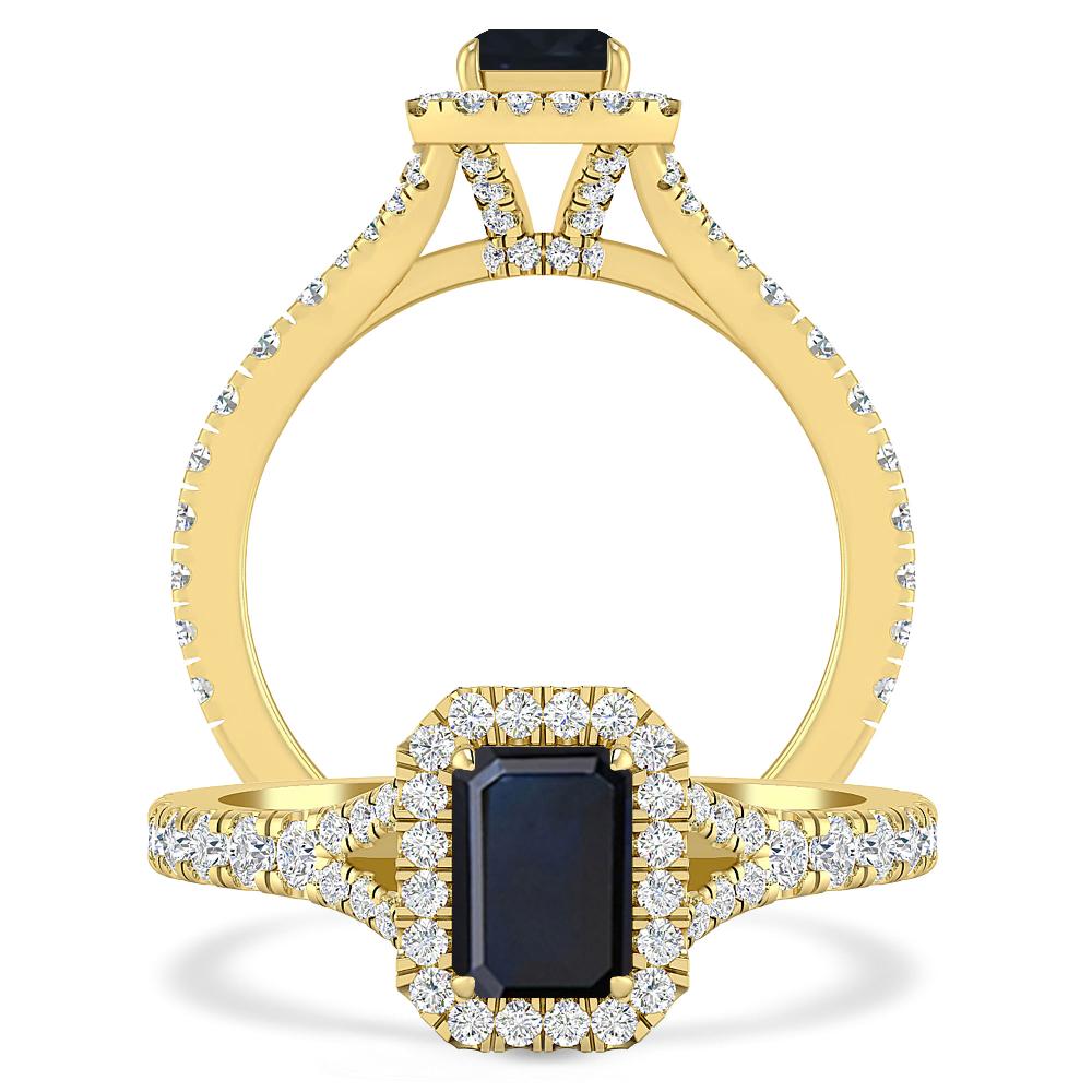 Yellow Gold - Sapphire