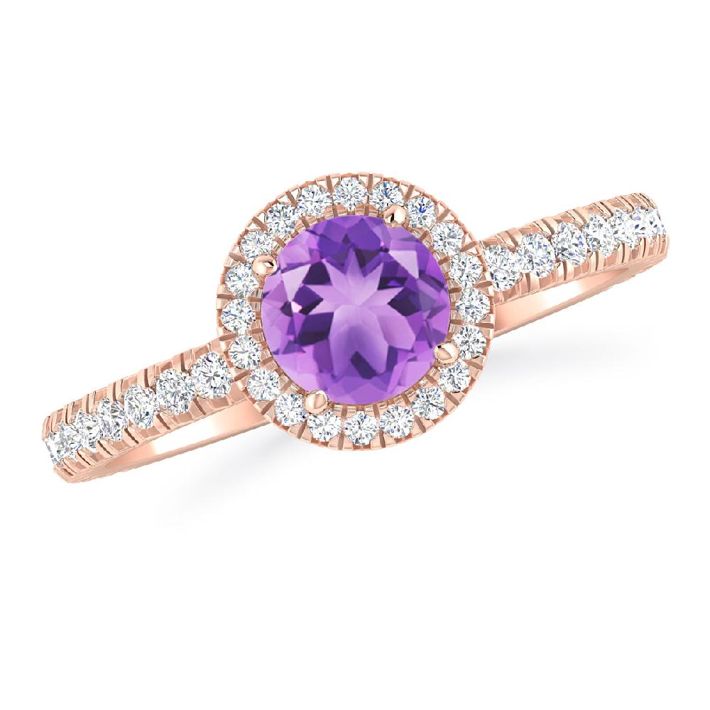 Rose Gold - Amethyst