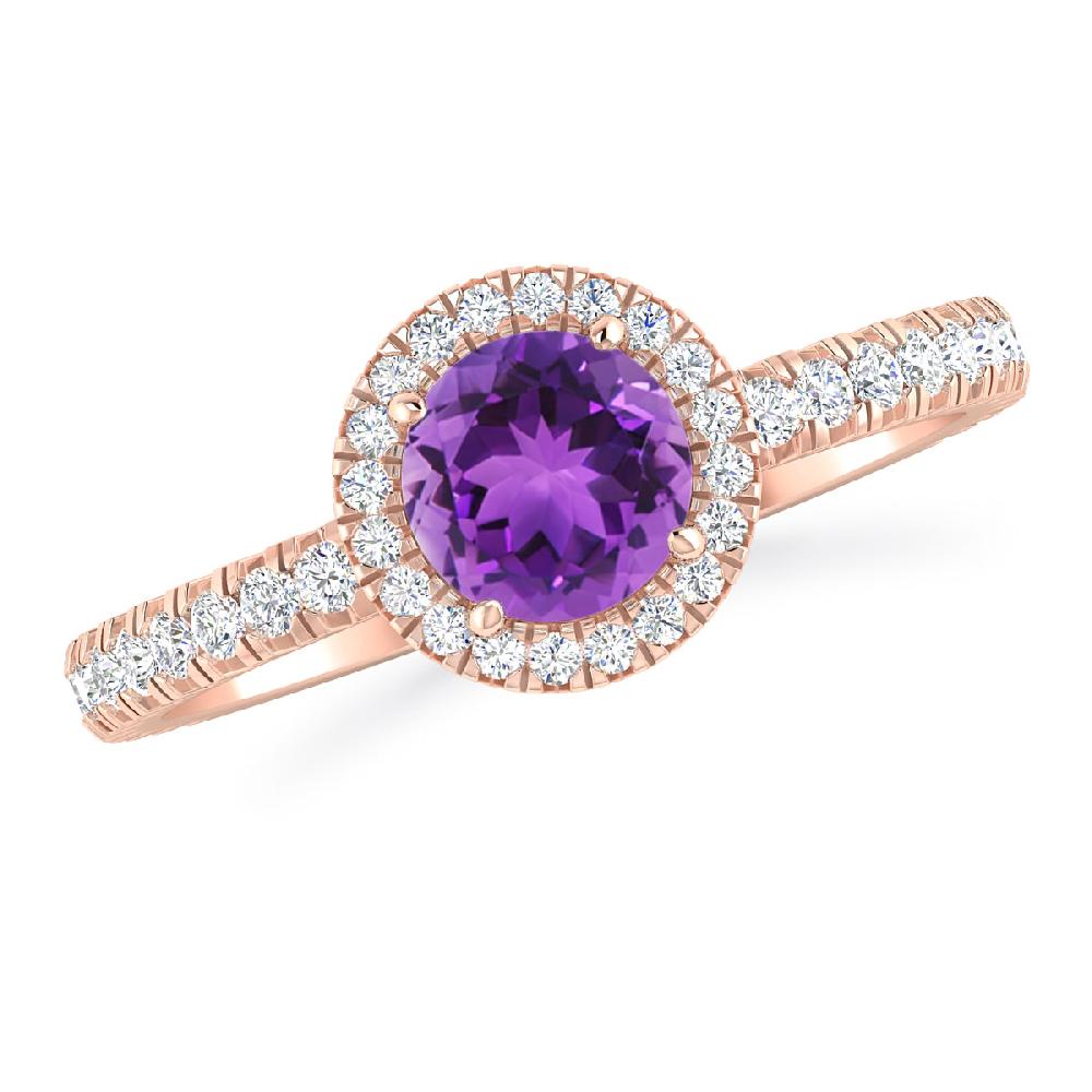 Rose Gold - Amethyst