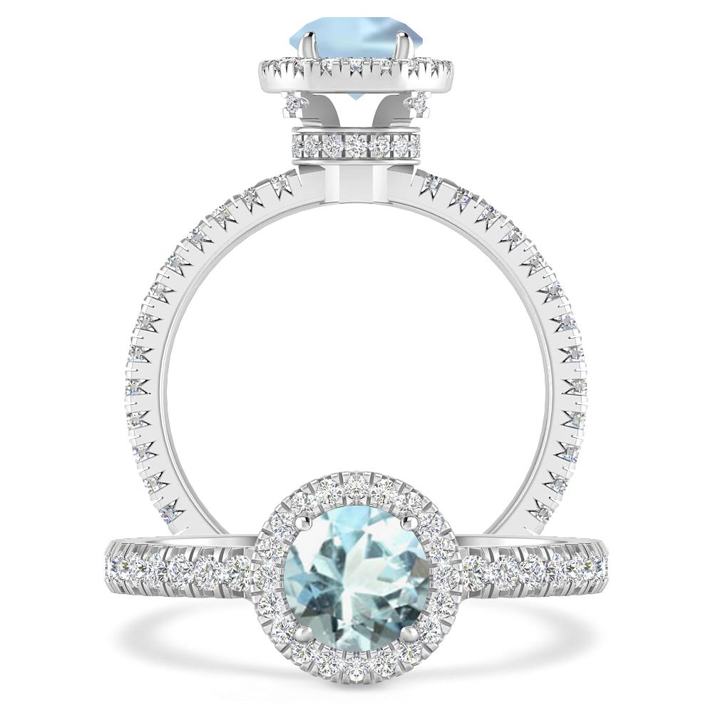 White Gold - Aquamarine