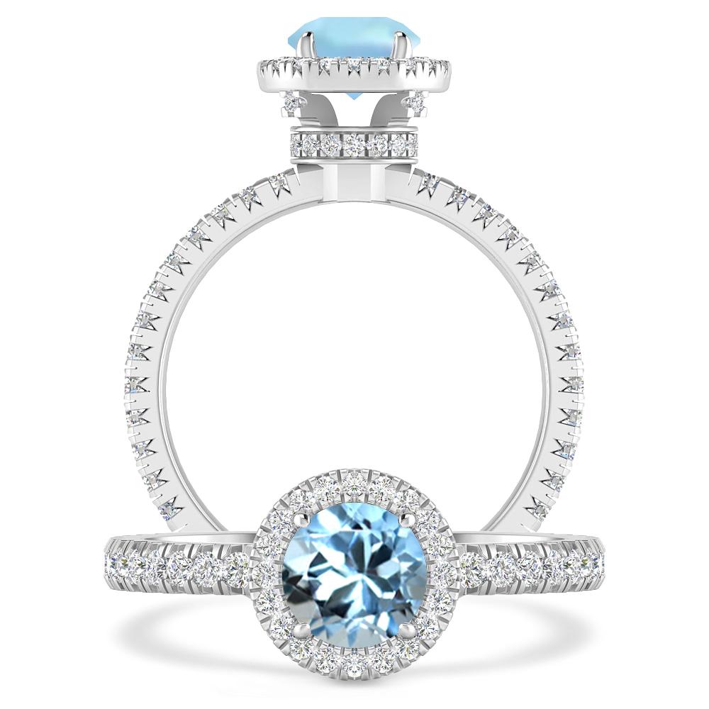 White Gold - Aquamarine