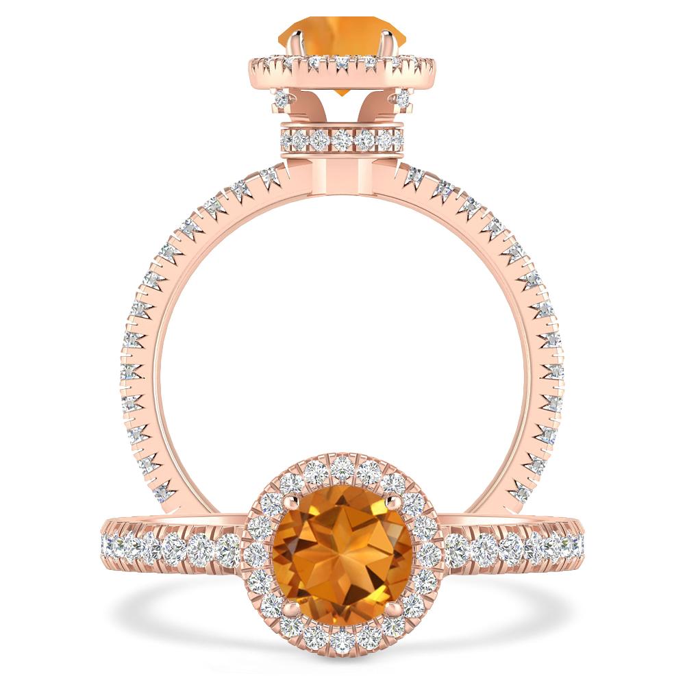 Rose Gold - Citrine