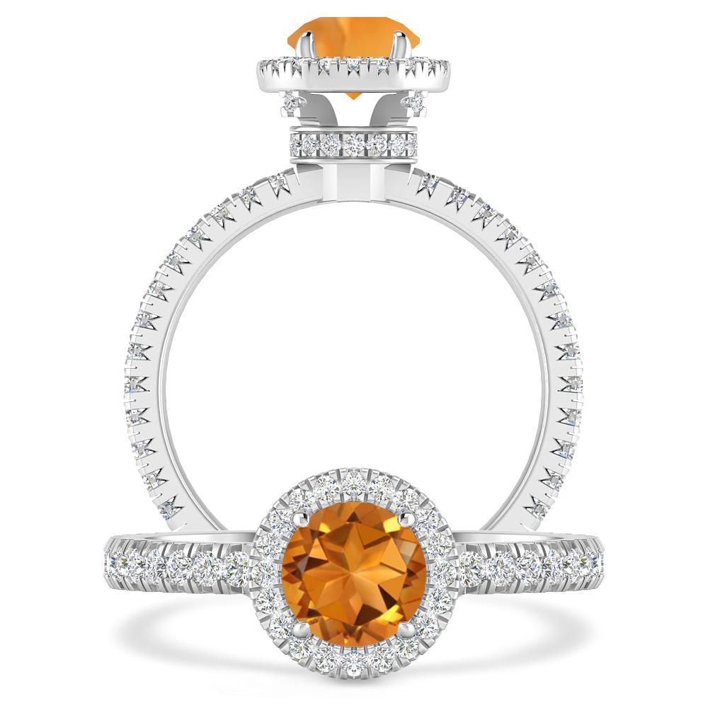 White Gold - Citrine