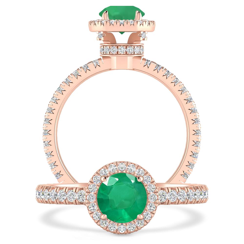 Rose Gold - Emerald