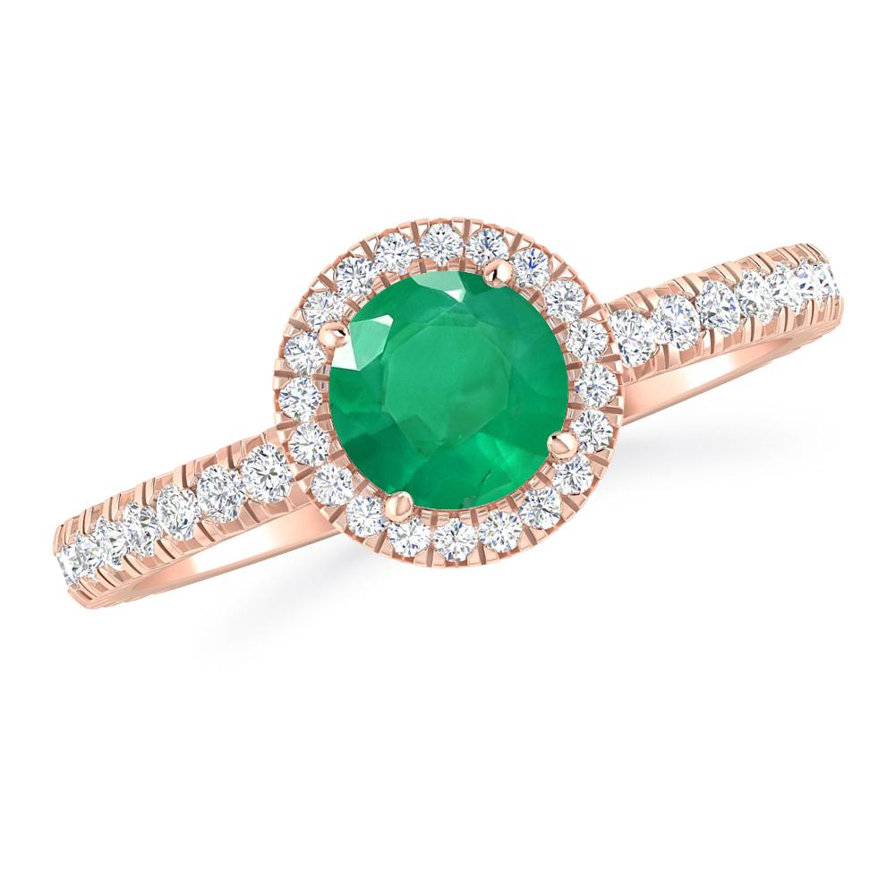 Rose Gold - Emerald