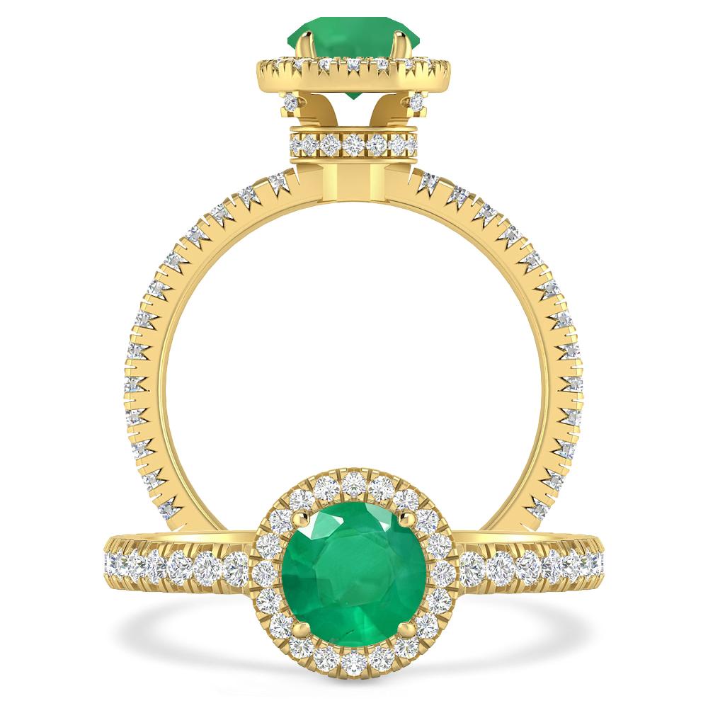 Yellow Gold - Emerald