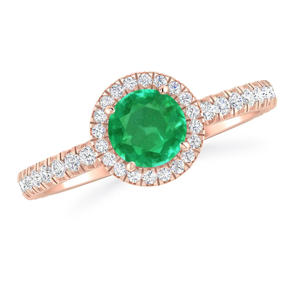 Rose Gold - Emerald