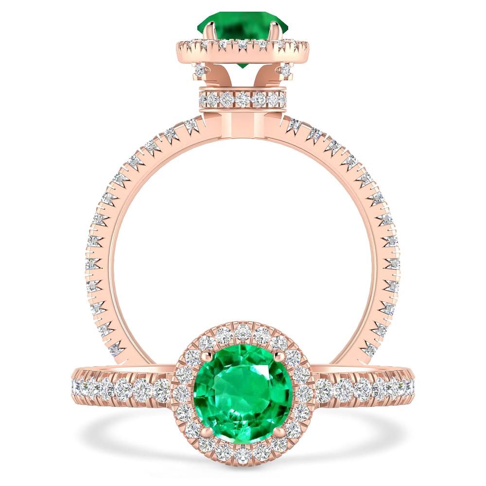 Rose Gold - Emerald