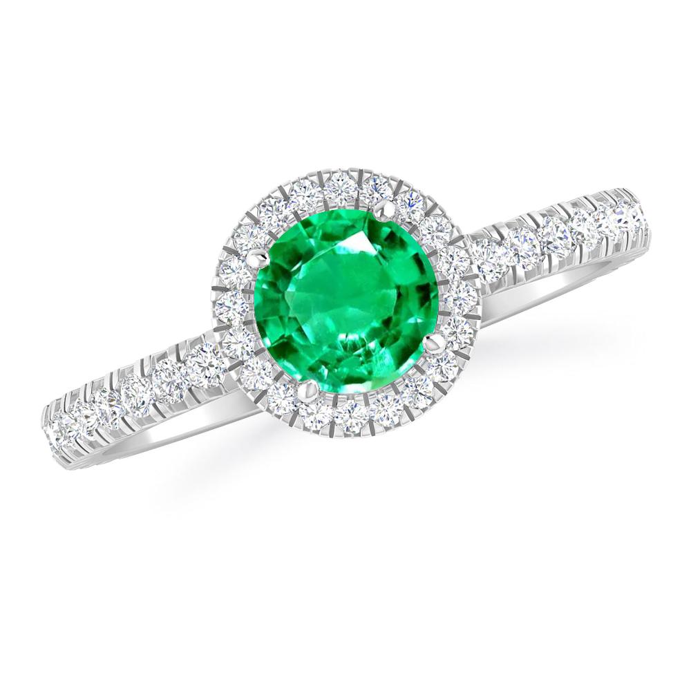 White Gold - Emerald