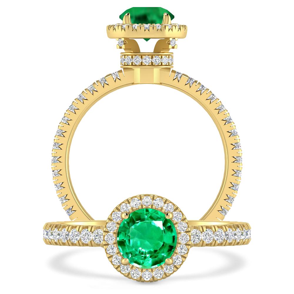 Yellow Gold - Emerald