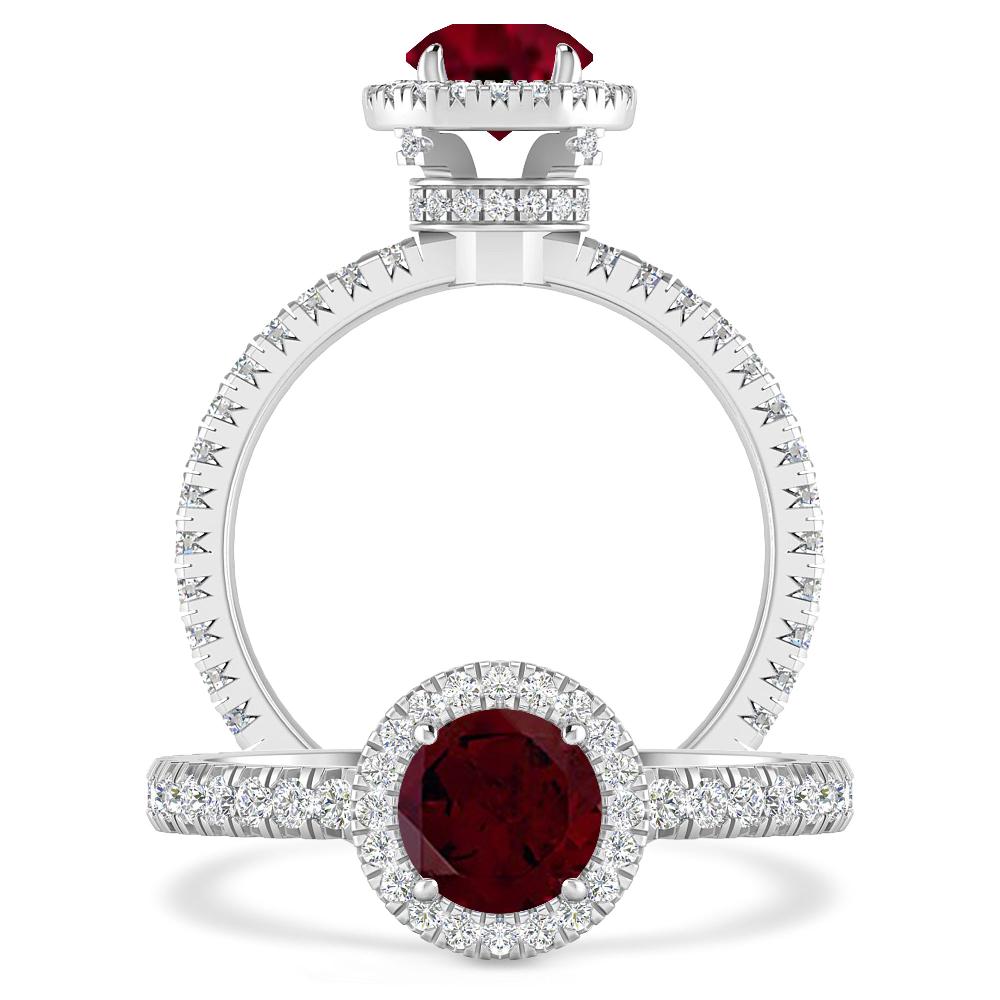 White Gold - Garnet