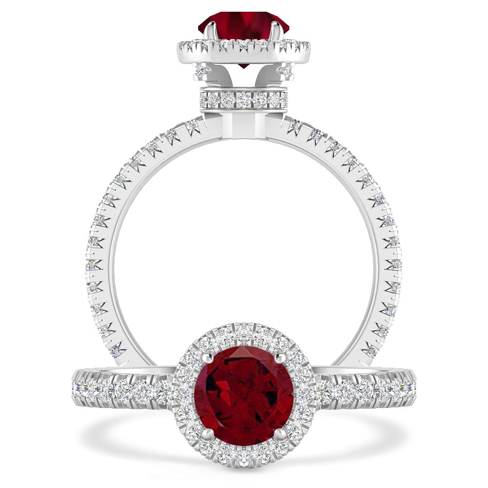 White Gold - Garnet