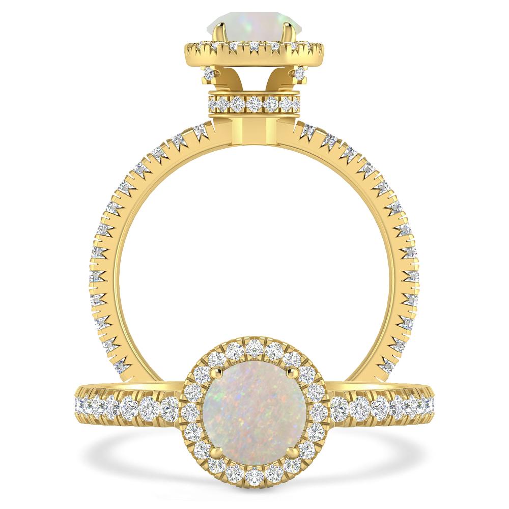 Yellow Gold - Opal