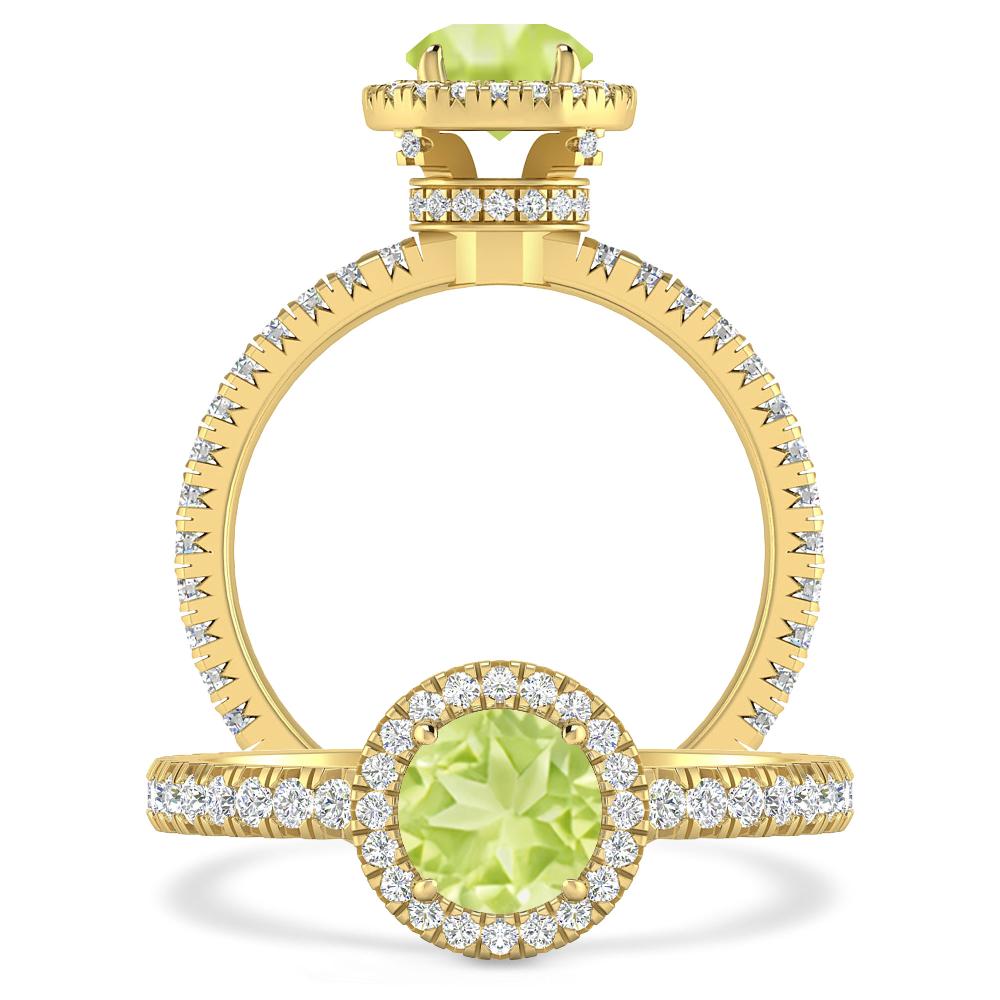 Yellow Gold - Peridot