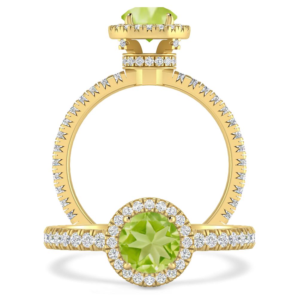 Yellow Gold - Peridot