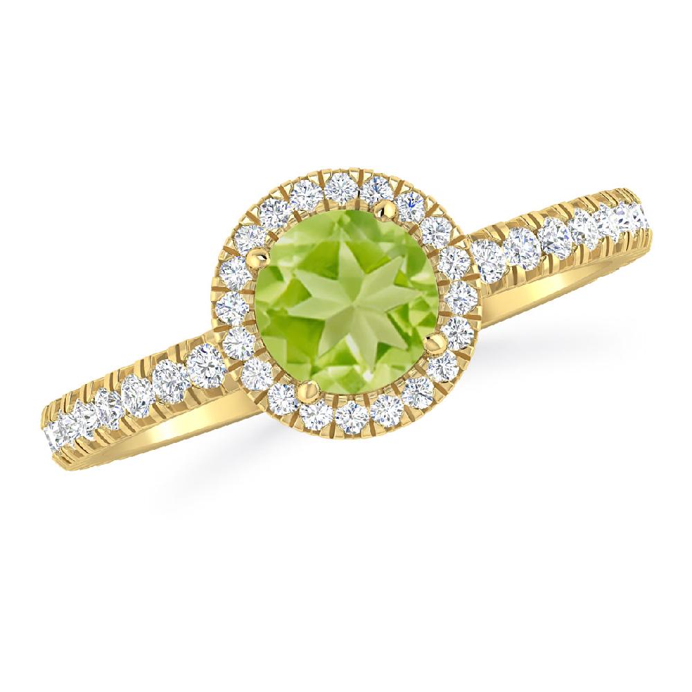 Yellow Gold - Peridot