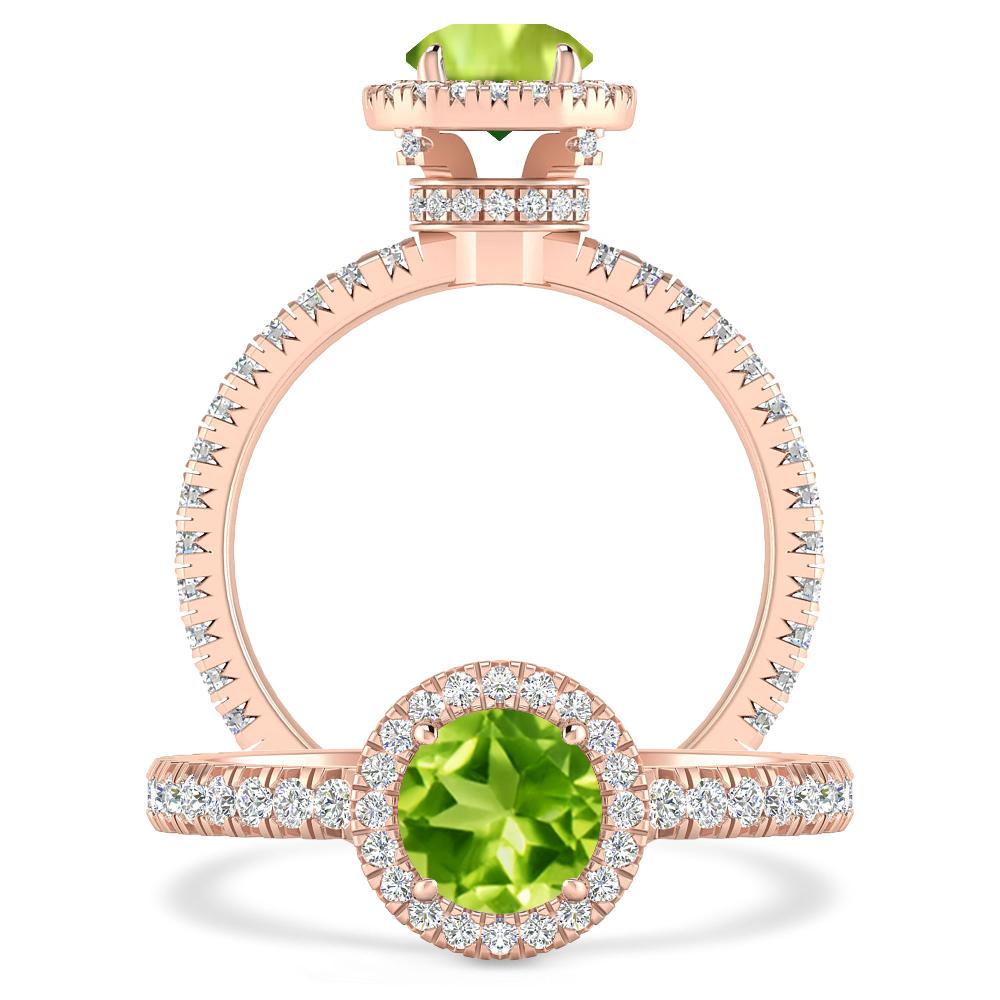 Rose Gold - Peridot