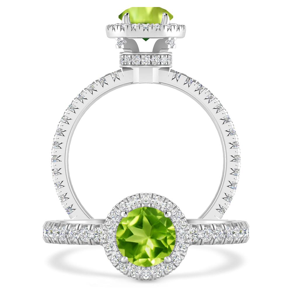White Gold - Peridot