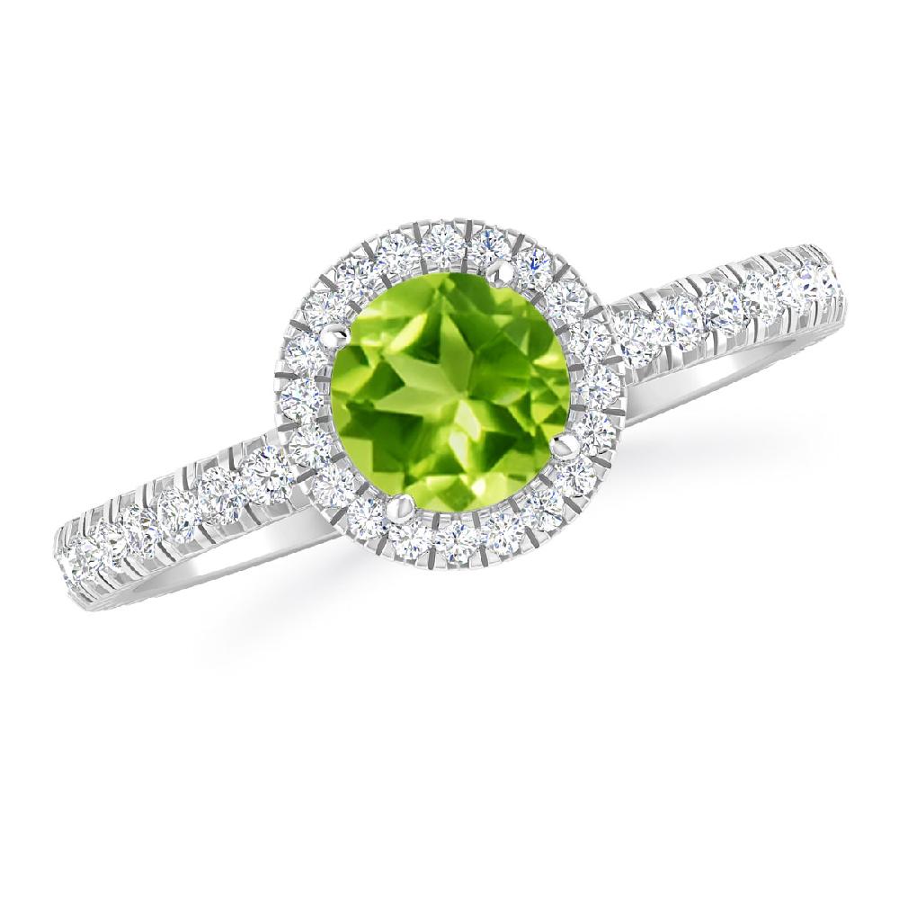 White Gold - Peridot