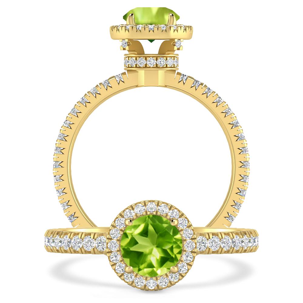 Yellow Gold - Peridot
