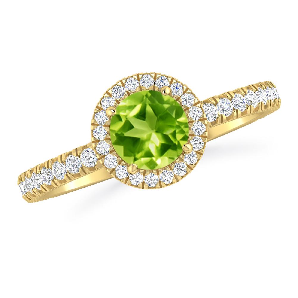 Yellow Gold - Peridot