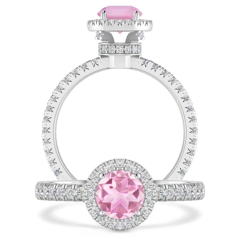 White Gold - Pink Tourmaline