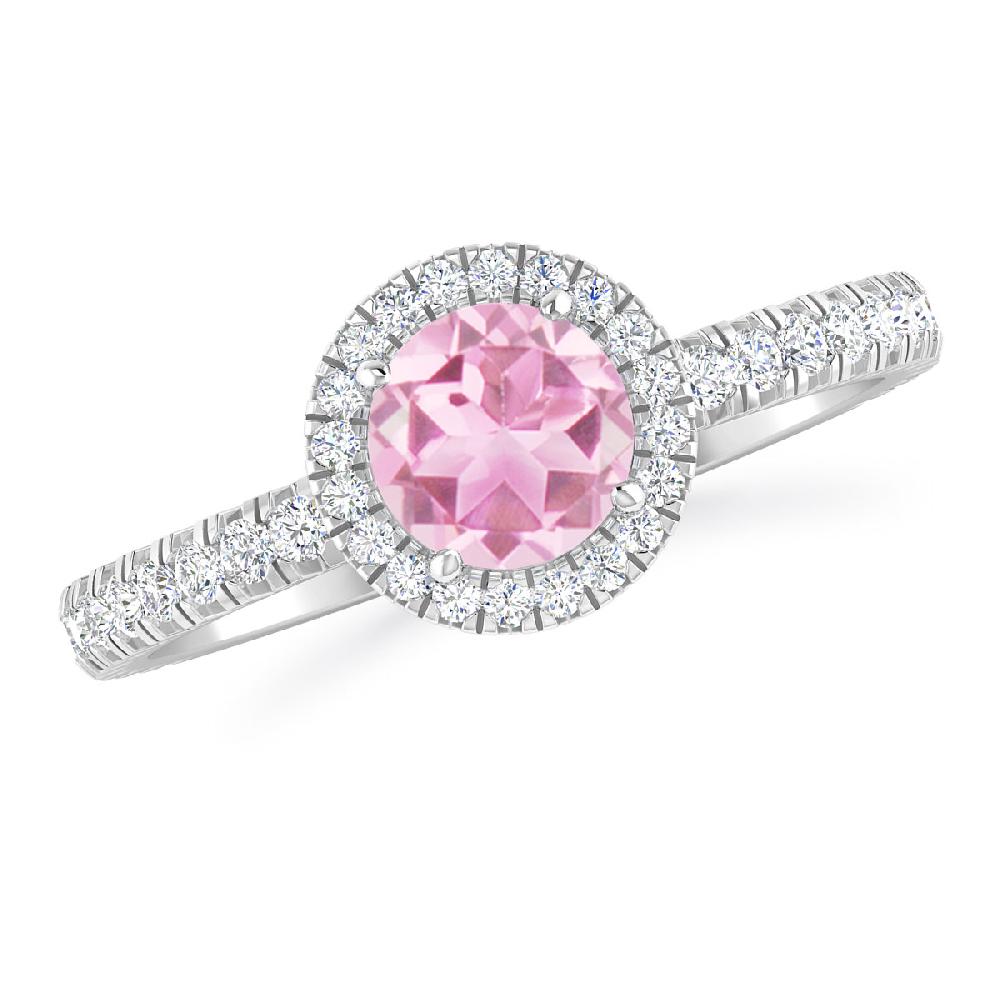 White Gold - Pink Tourmaline