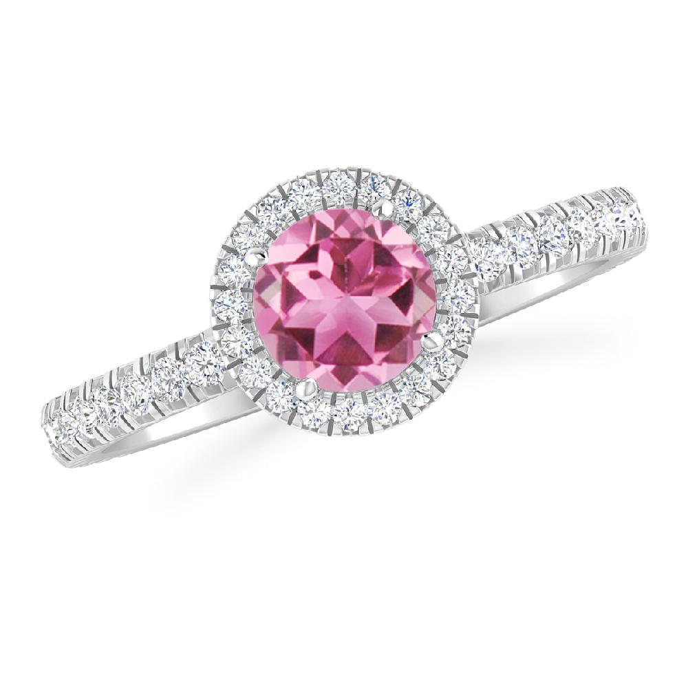 White Gold - Pink Tourmaline