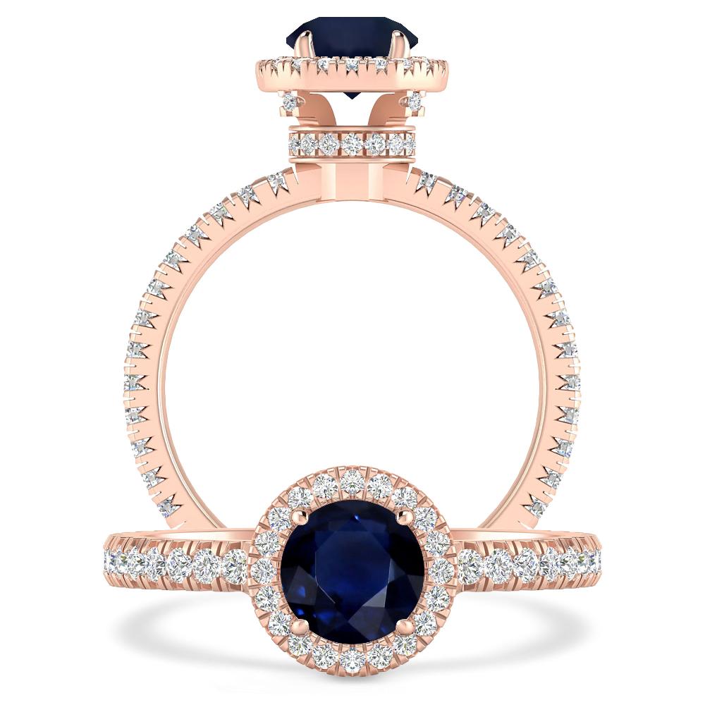 Rose Gold - Sapphire