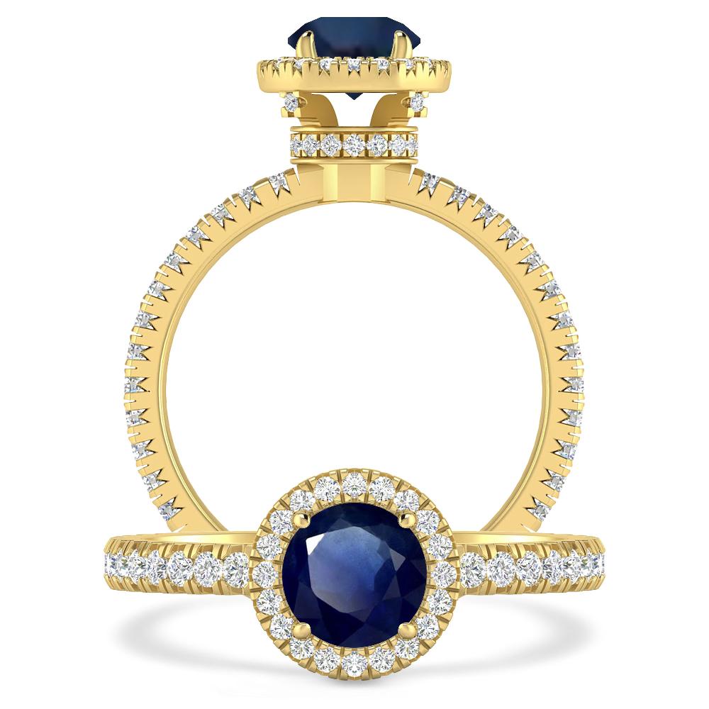 Yellow Gold - Sapphire