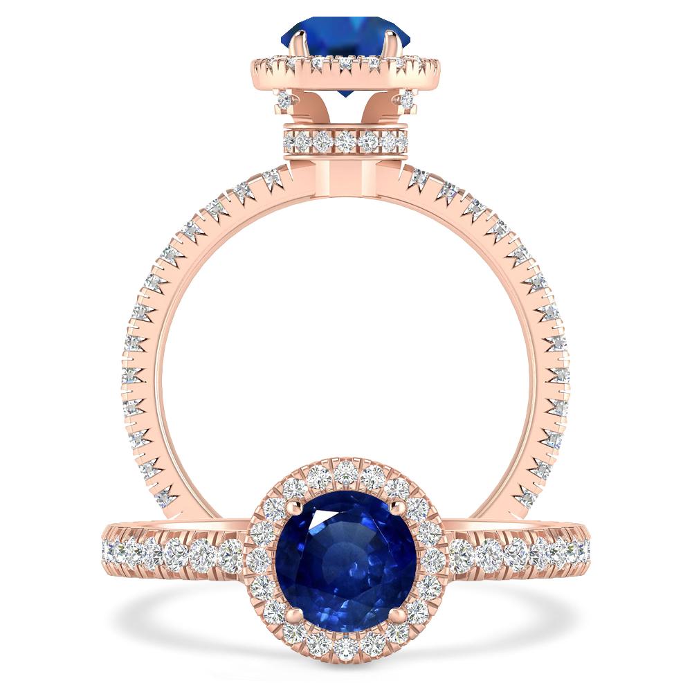 Rose Gold - Sapphire