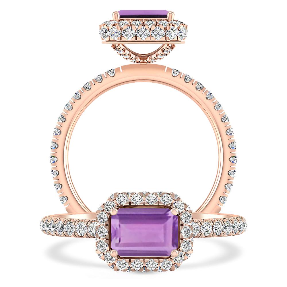 Rose Gold - Amethyst