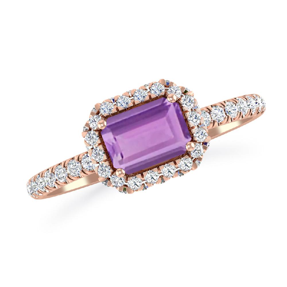 Rose Gold - Amethyst