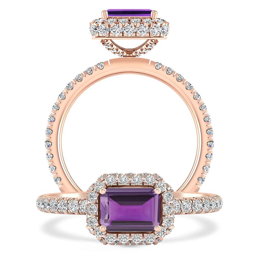 Rose Gold - Amethyst