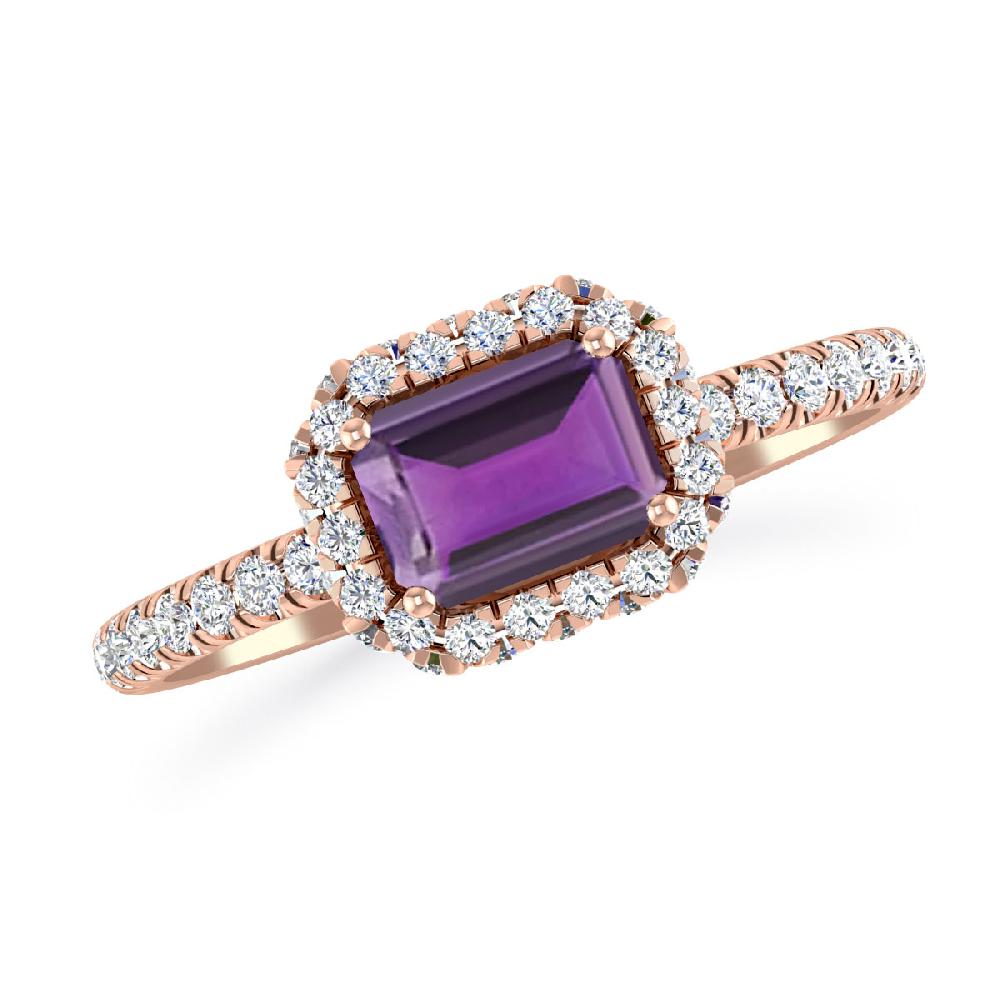 Rose Gold - Amethyst