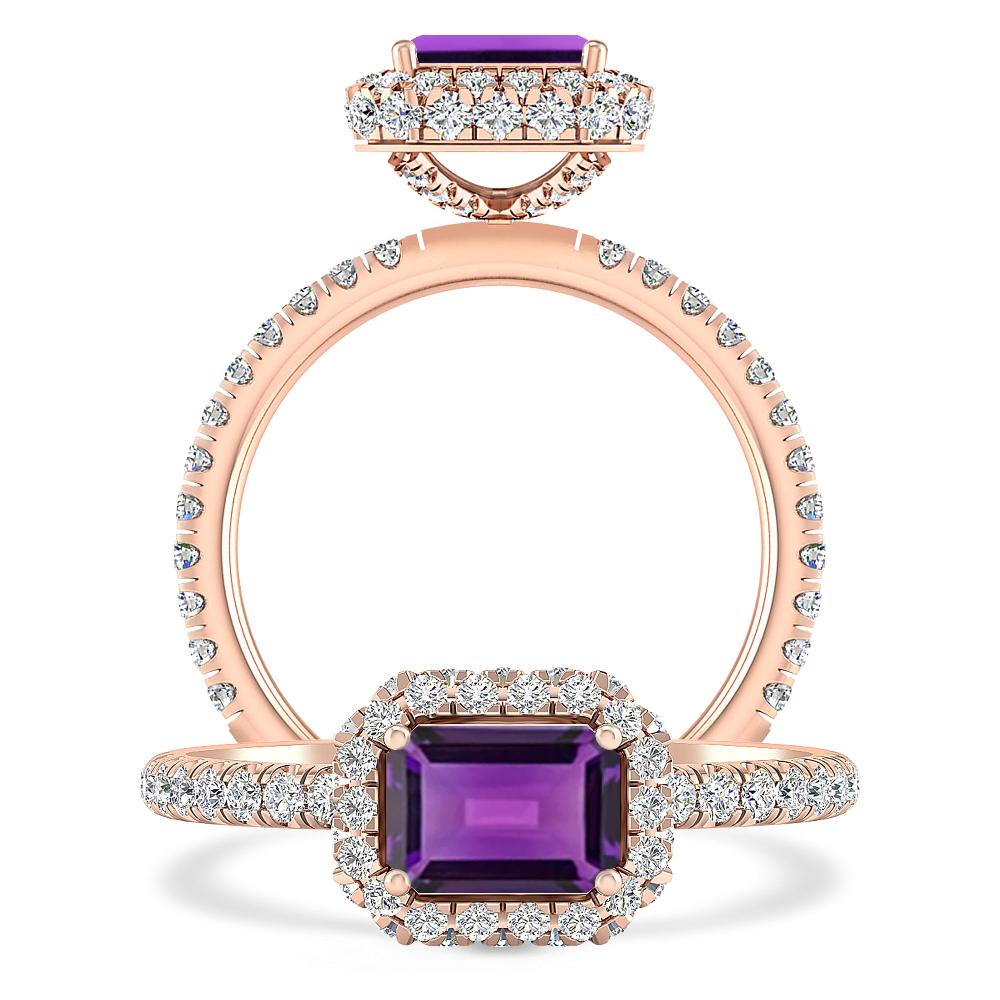 Rose Gold - Amethyst