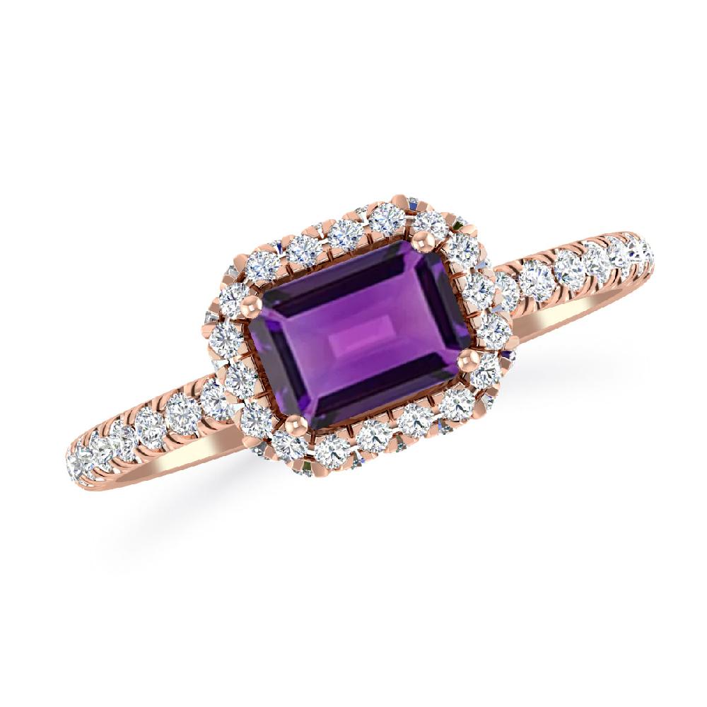 Rose Gold - Amethyst