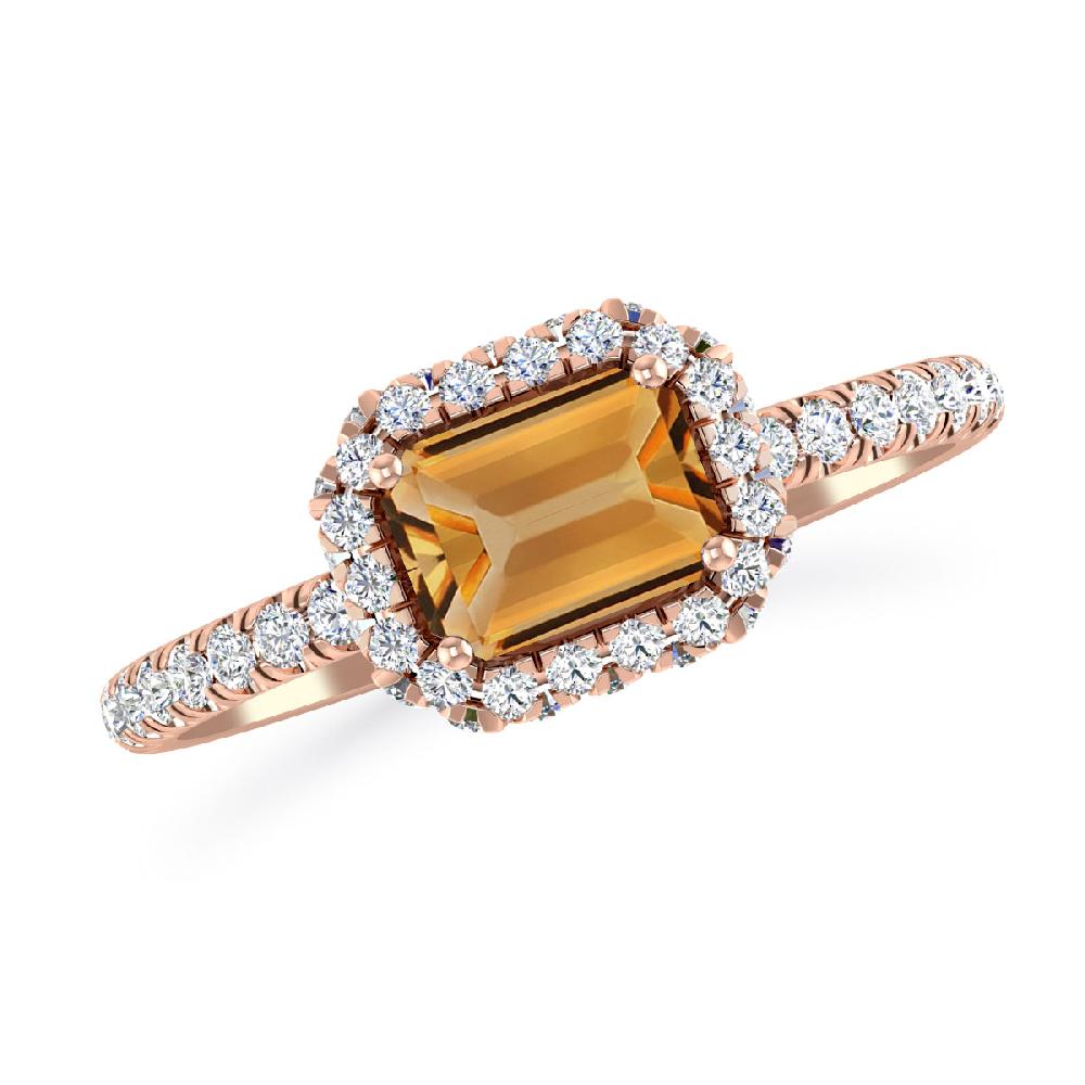 Rose Gold - Citrine