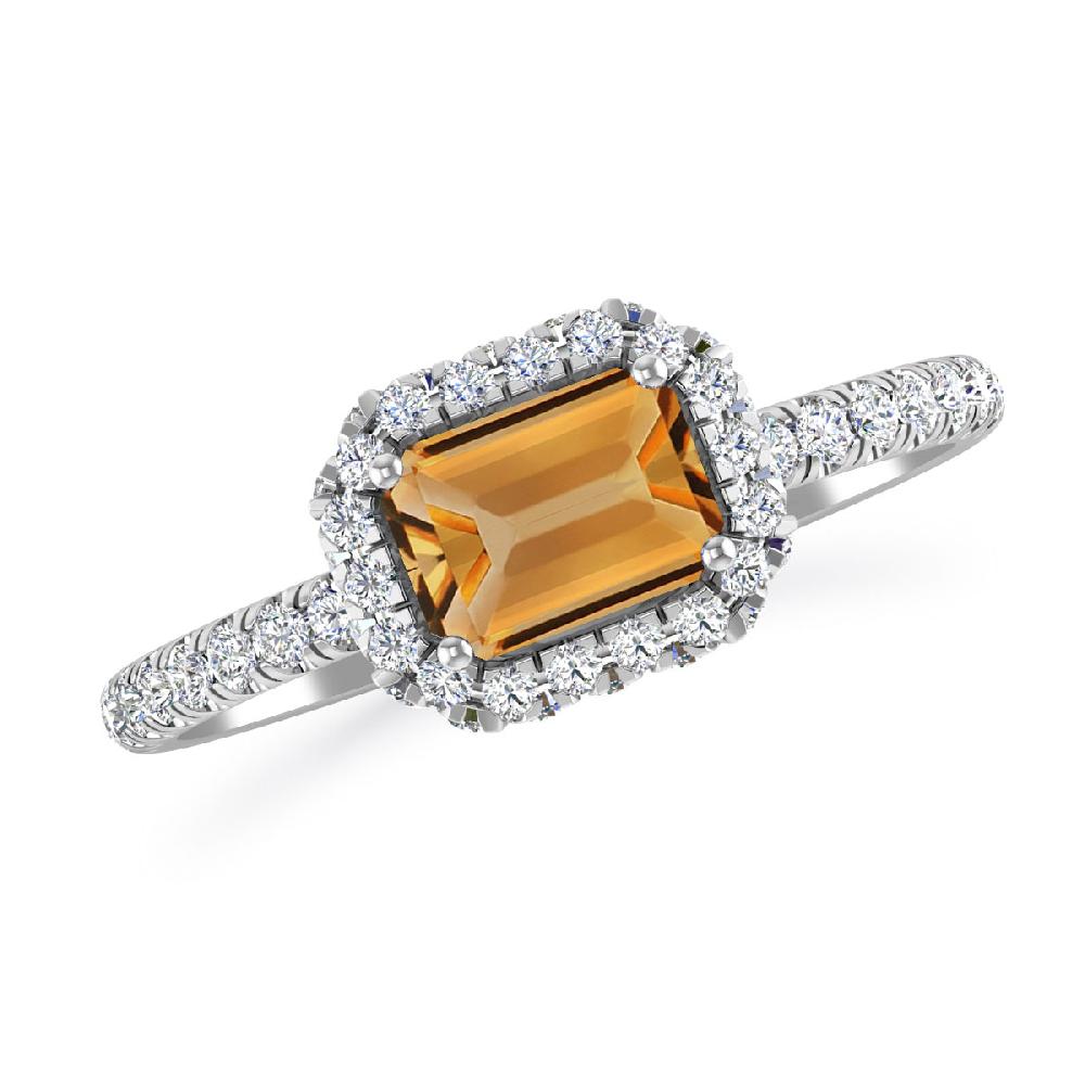 White Gold - Citrine