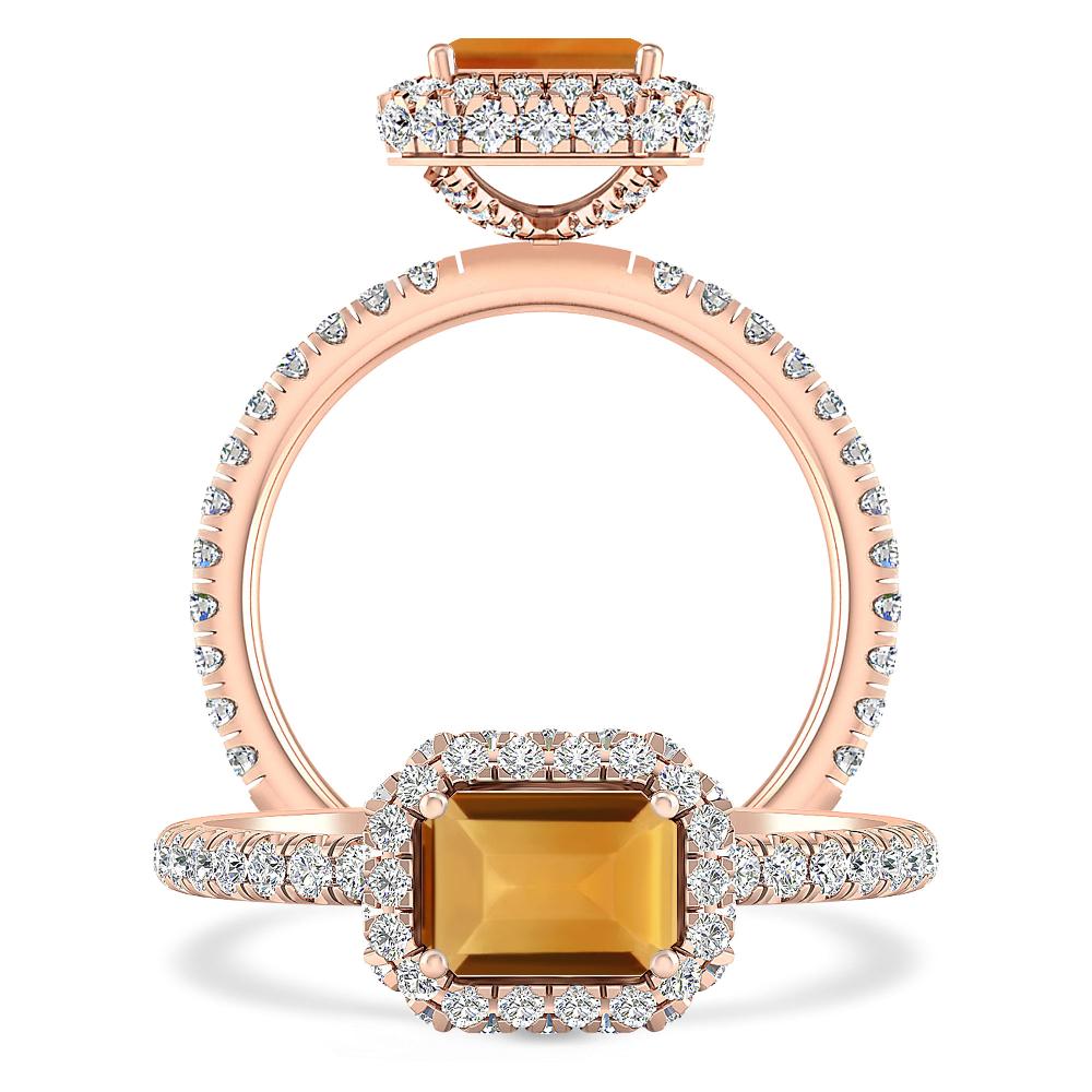 Rose Gold - Citrine