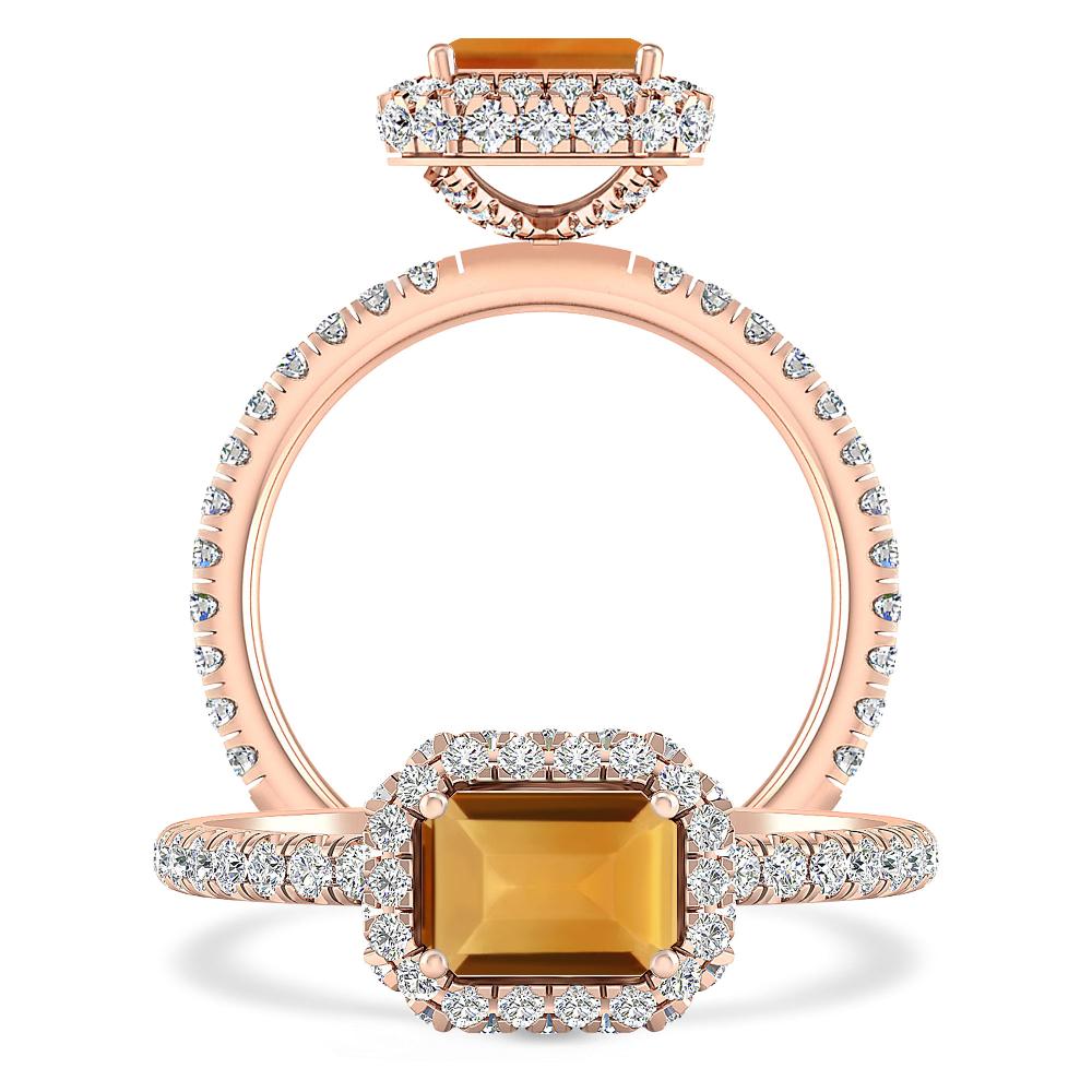 Rose Gold - Citrine