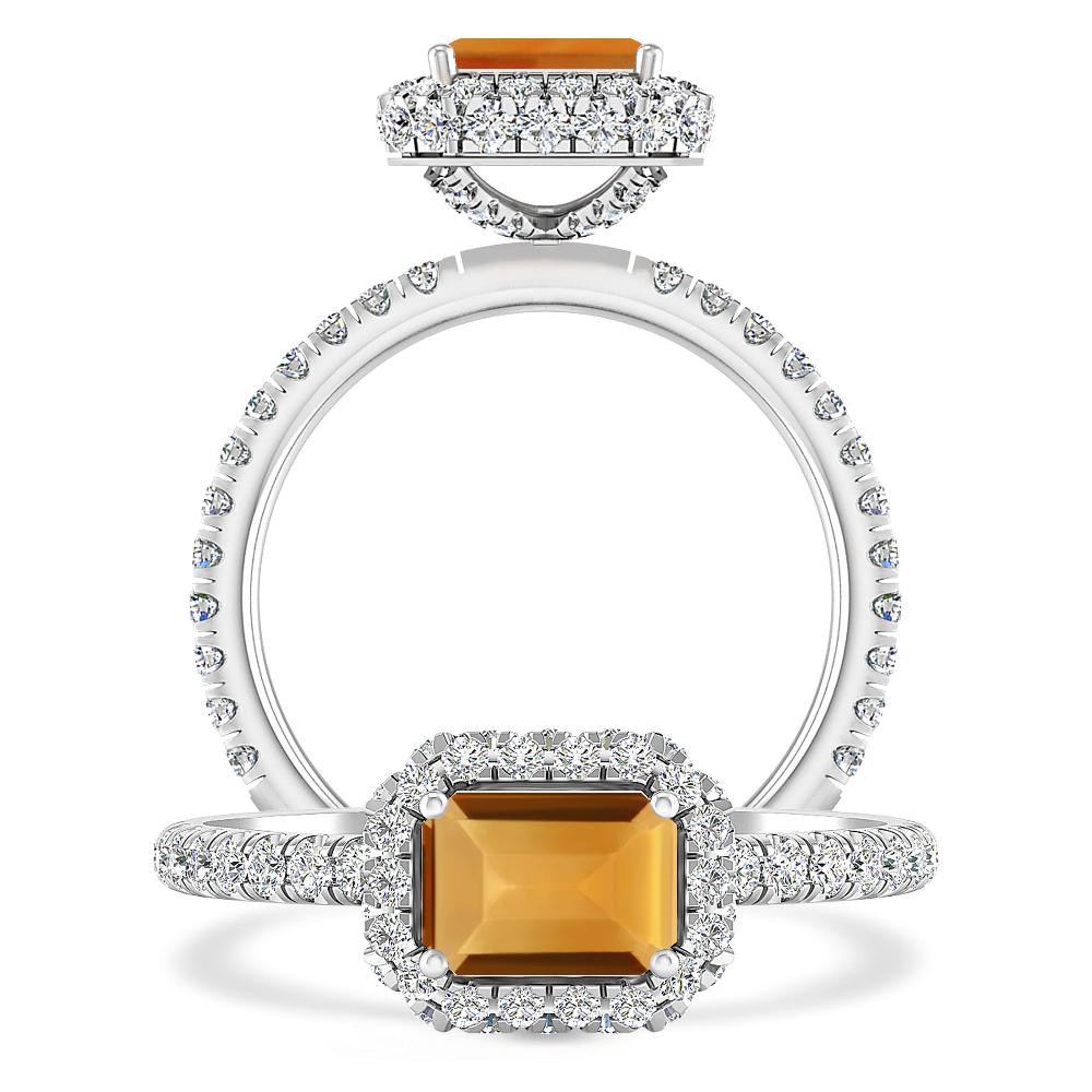 White Gold - Citrine