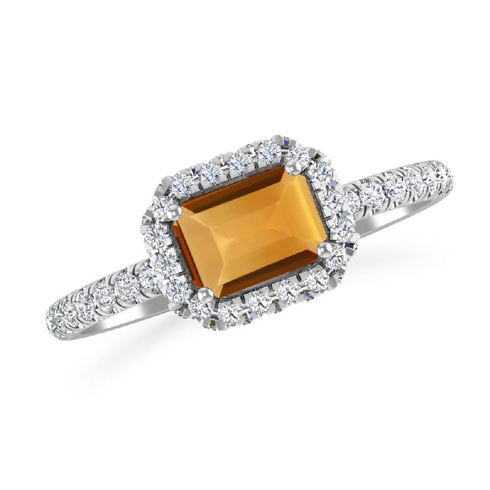 White Gold - Citrine