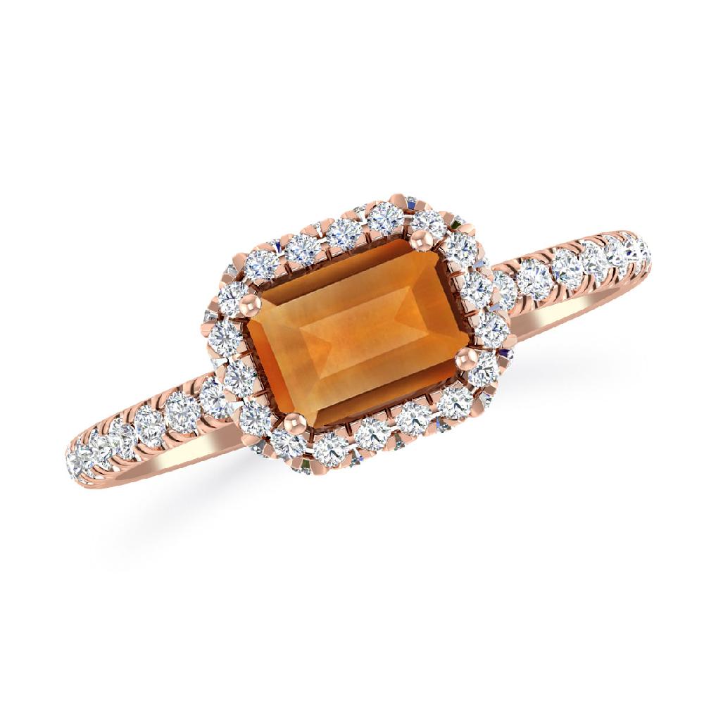 Rose Gold - Citrine